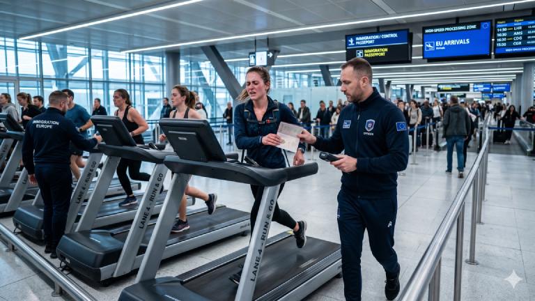 EU Adds 'VO2 Max' to Tourist Visa Requirements: Mandatory Speed Walking for All Movement