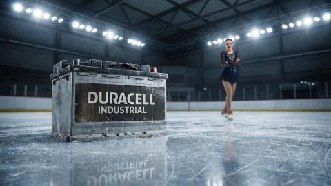 Industrial Storage Battery Selected for Olympic Figure Skating Team; Awarded Perfect Artistic Score for 'Motionless Performance'