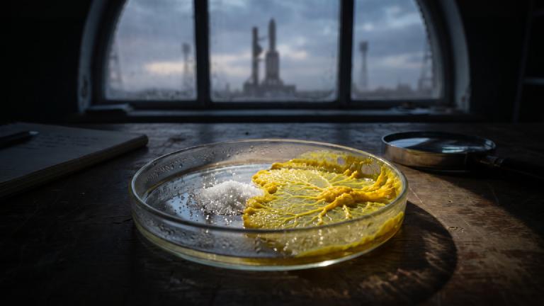 Slime Mold Creates 'Slush Fund' in Petri Dish, Rocket Launch Canceled: Prosecutors Launch Microscopic Investigation
