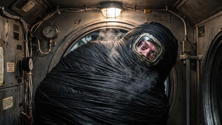 宇宙服を廃止し「発熱インナー800枚重ね着」を義務化　着圧でダイヤモンド生成が可能に